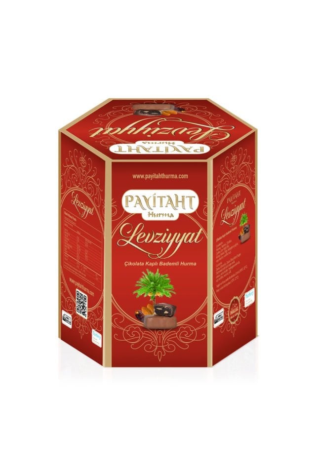 Sütlü Çikolata Kaplı Bademli Hurma | Kutulu 250gr